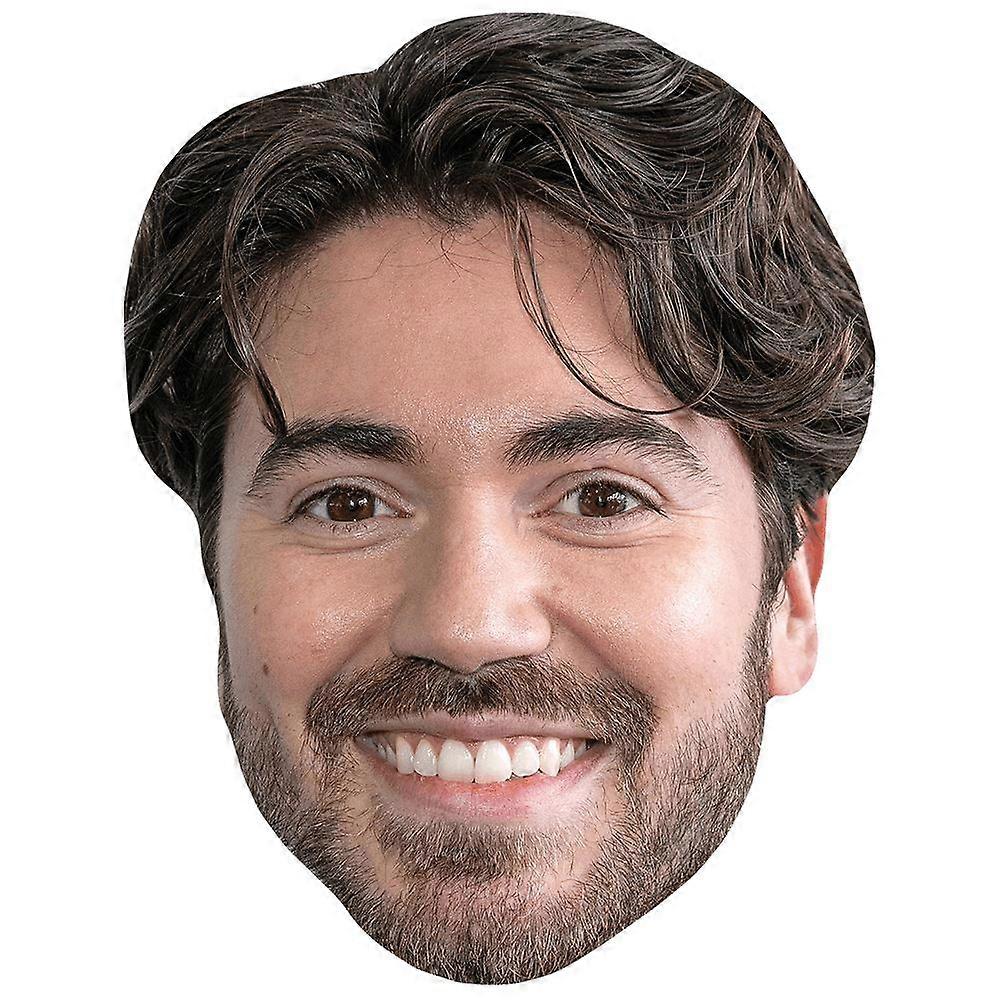 Noah Galvin (Beard) Celebrity Mask, Flat Card Face