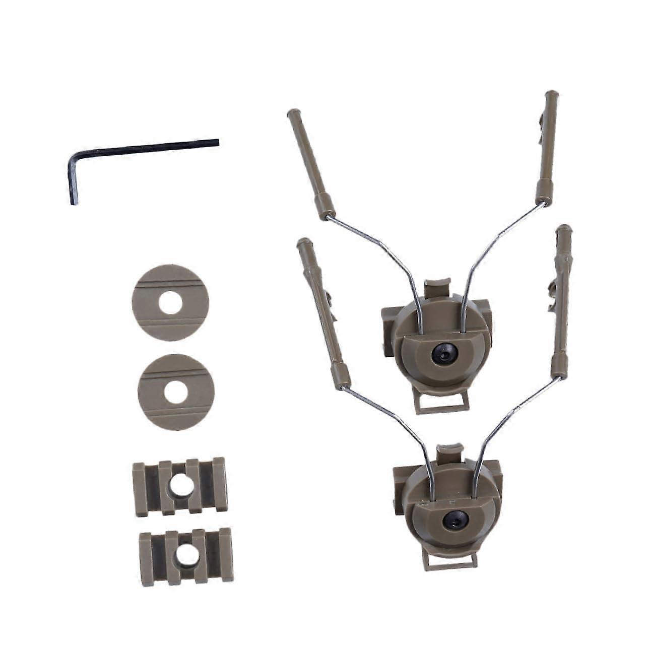 Rail Adapter For Headphone Cable Guide And Helmet Rail Outdoor Quick Rail