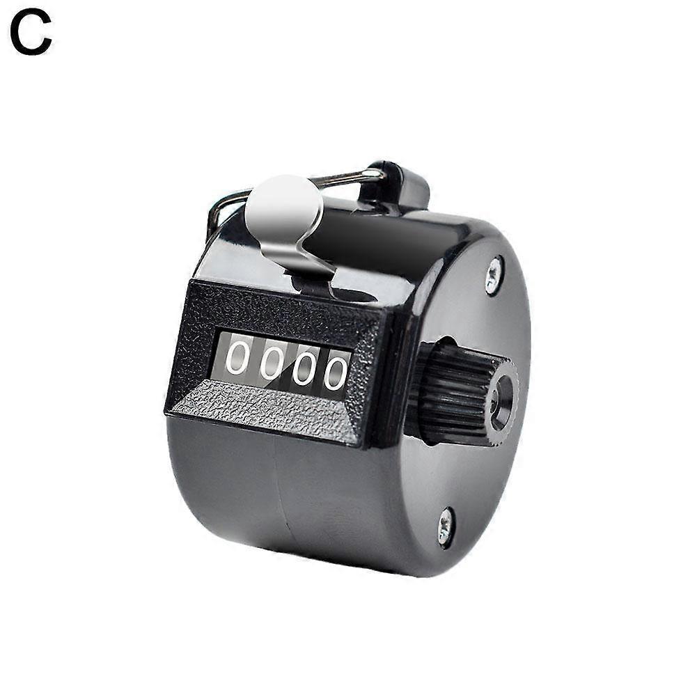 Mechanical Tally Counter Hand Held 4 Digit Palm Golf Finger Counting Clicker