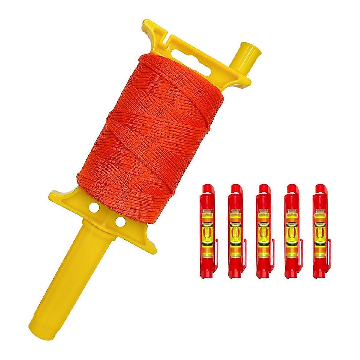 Cord with Handle, 18 540ft Braided Construction Nylon Cord, Cord Reel with 5 Built-in Levels for DI
