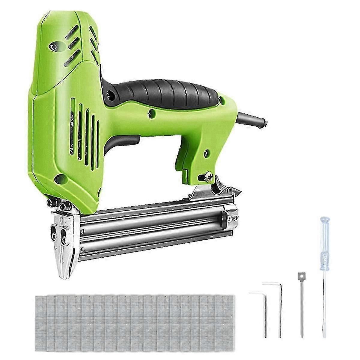 Electric Nailing Stapler Tool Kit with EU Plug for Woodworking - Suitable for Various Brands