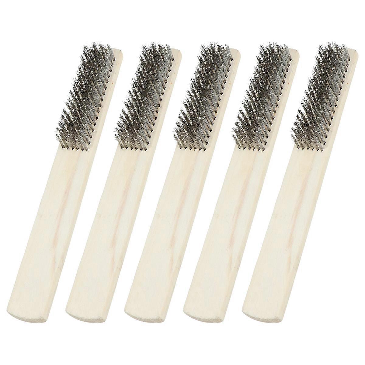 Professional Grade Steel Brush for Efficient Paint and Rust Removal on Metal Surfaces