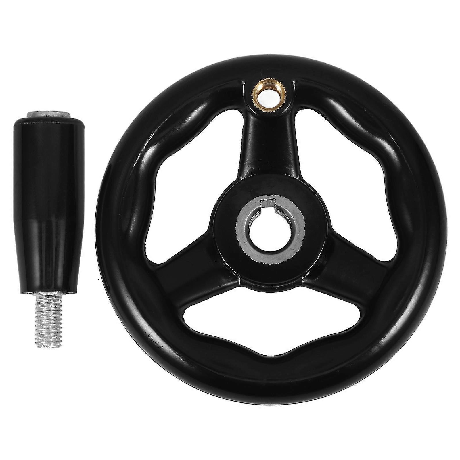 The **Lathe Hand Wheel Milling Machine Accessory with Round Handle** is a precision control component commonly used in industrial machining