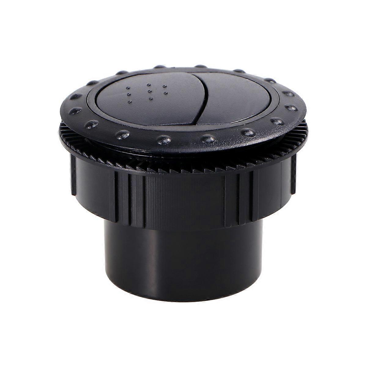 Durable Rotating Car AC Outlet Vent for Efficient Airflow, Universal Black Round Ceiling Vent for Vehicle Air Conditioning