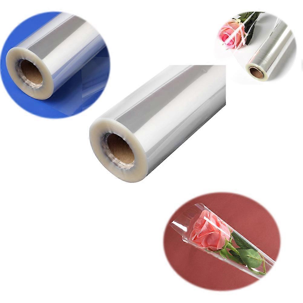 Clear Cellophane Wrap Roll Transparent for Flower Packaging and present Baskets 1 Roll