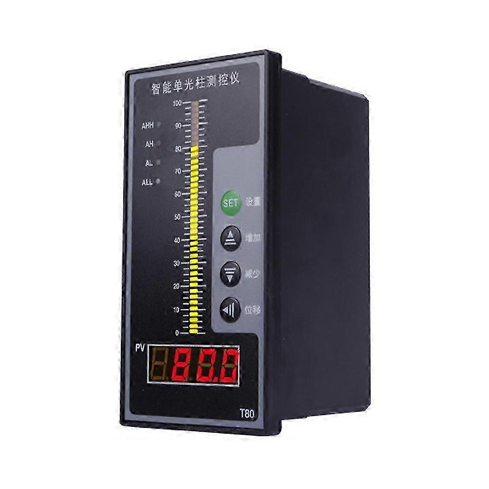 T80 Intelligent Light Column Display Integral Liquid Oil Water Depth Detector Controller with LCD Display
