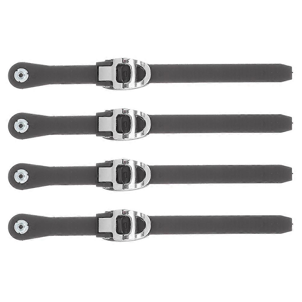 Secure Connection Skate Ratchet Buckles For Casual Skaters And Professional Skaters PVC Material 4Pcs