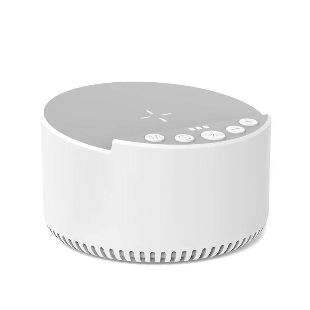 Mini Portable White Noise Bluetooth Speaker with 15W Wireless Charging,Sleep Aid Soundbar,Music Box with Timed Shutdown