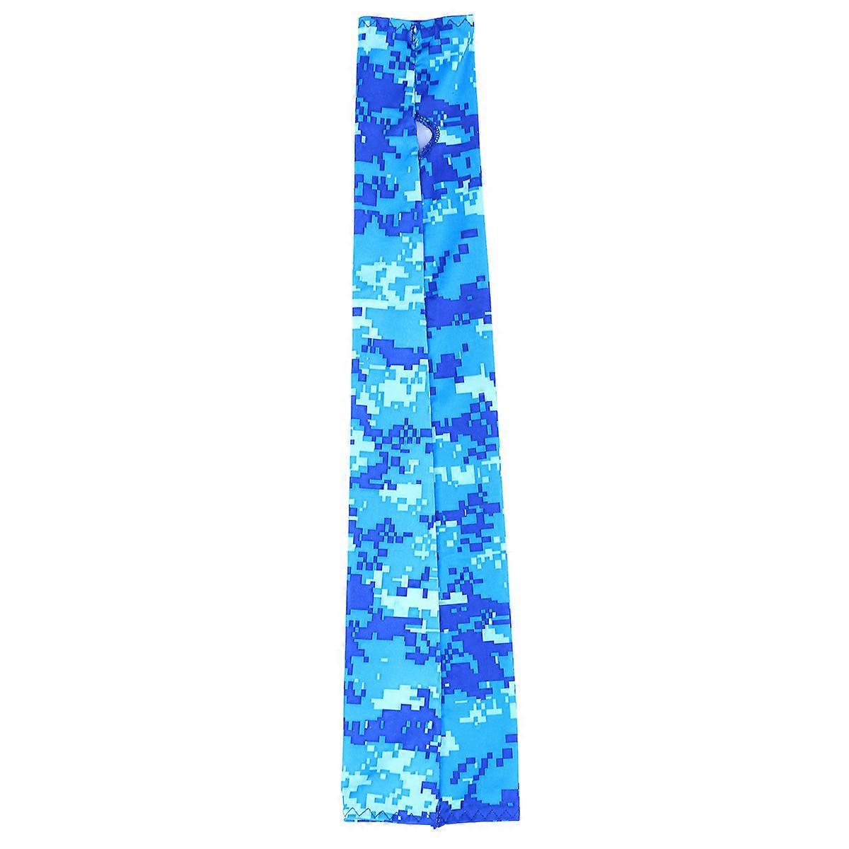 Protective Arm Sleeves Sun Protection Stretchy Prevent Sunburn for Men Women Arm Cover Blue 2Pcs