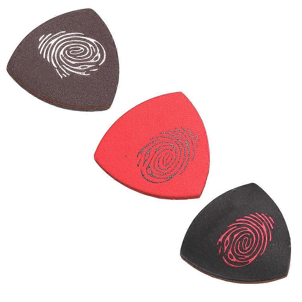 Convenient Ukulele Picks Simple Design Daily Use Classic Guitar Pick Shape 3Pcs