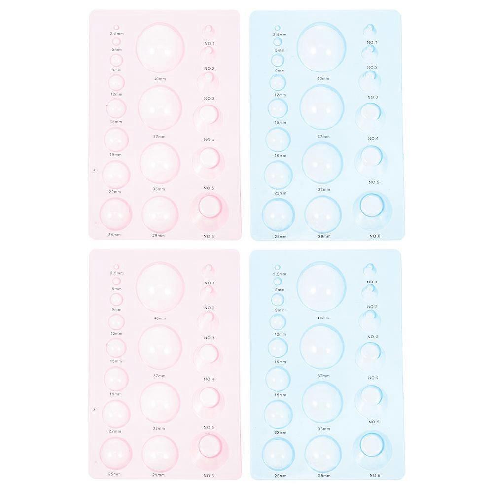 Quilling Tool Kit Paper Quilling Tools Beginners Handcraft Paper Strips Template 18.50X12.50X3.20cm Craft Making 4Pcs