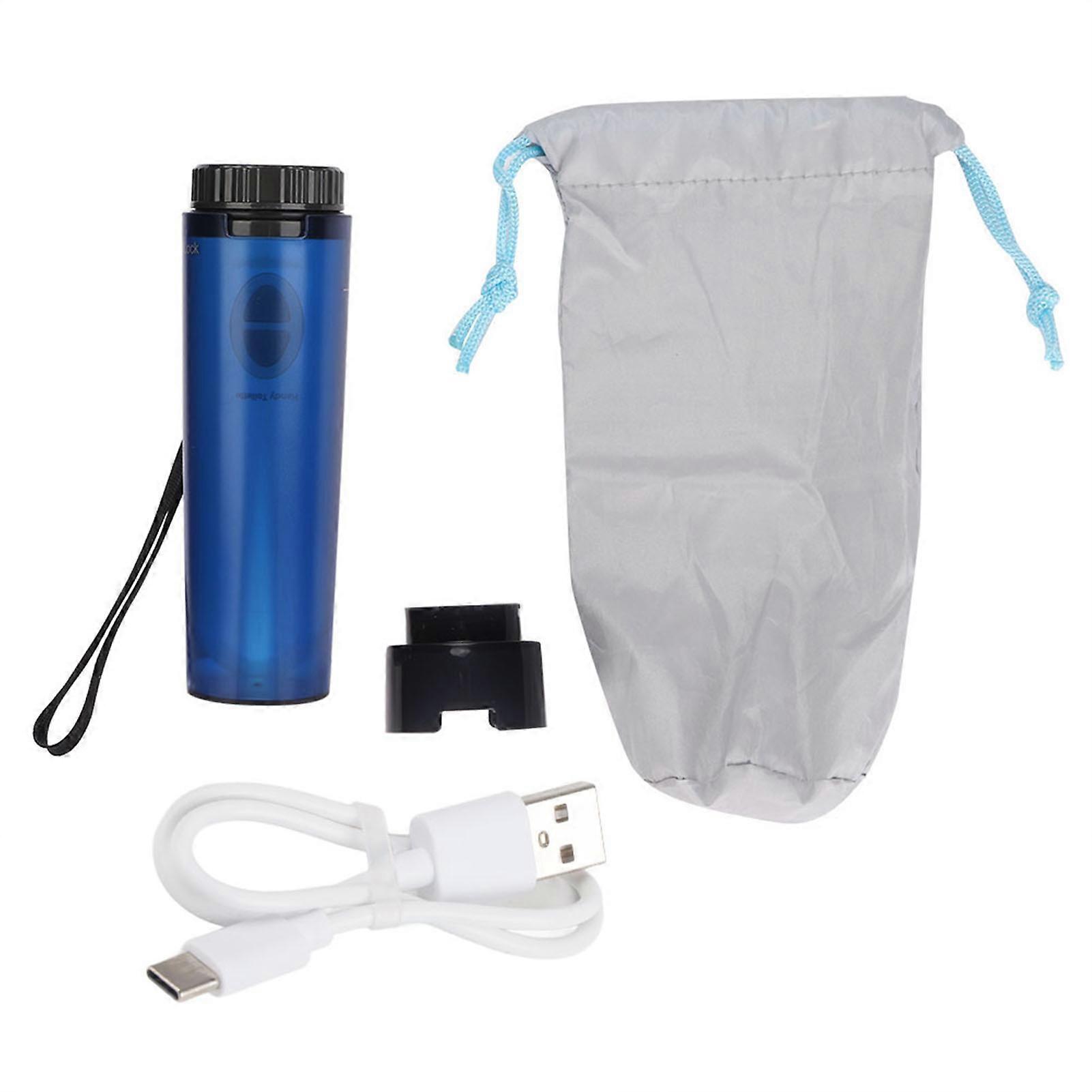 Portable Silicone Bidet Handheld Travel Electric Woman Bidet Sprayer (Blue)