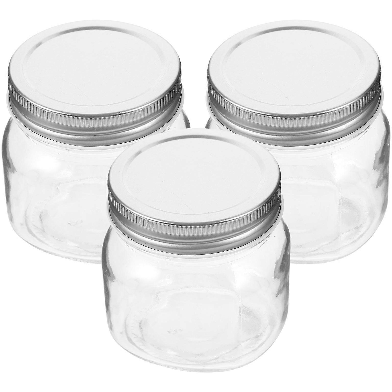 Honey Jars Empty Jars Home Kitchen Use Sealed Preservation 3Pcs