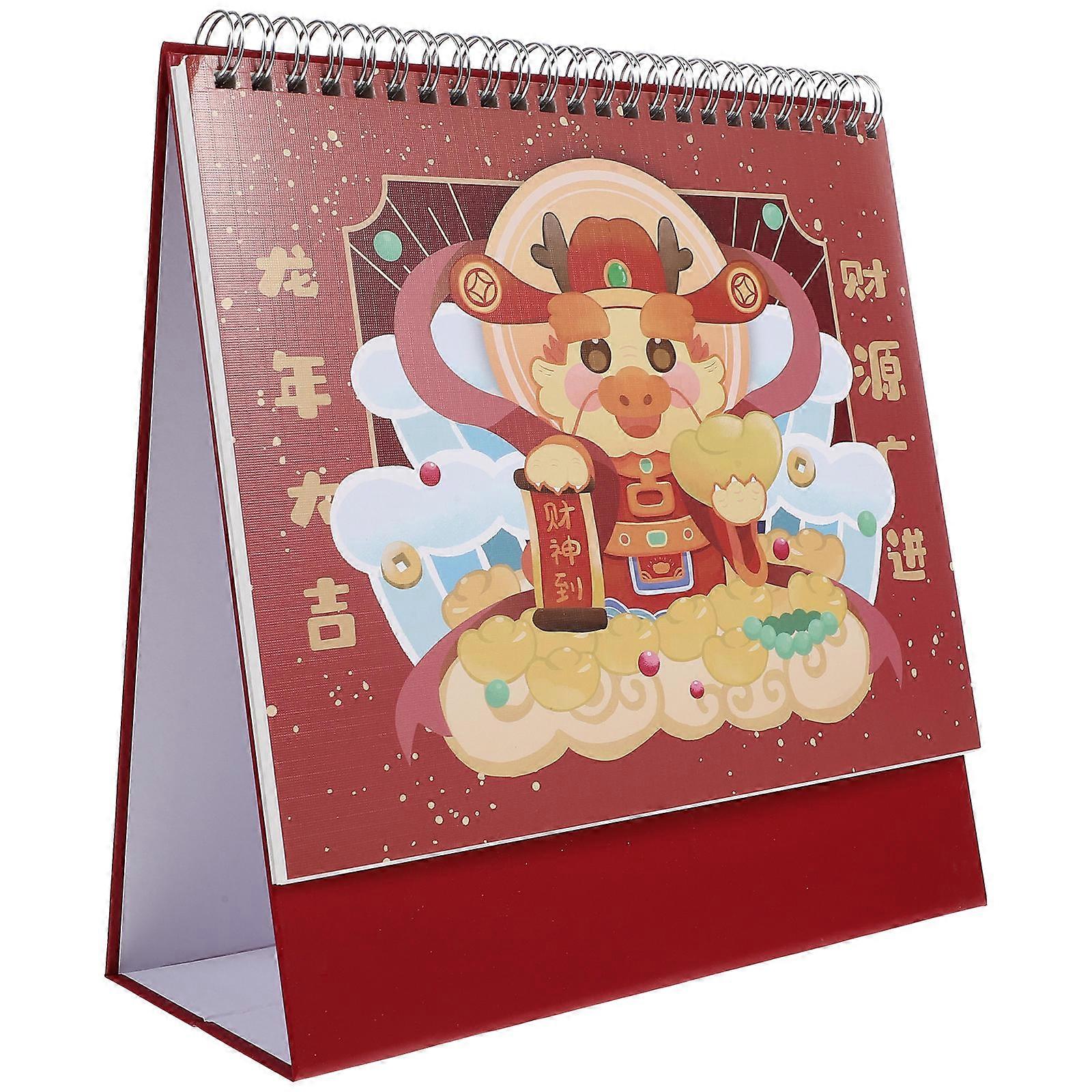 Small Desk Calendar Monthly Calendar Students Event Planning Rectangular 21.50X21.00X8.50CM 1Pcs