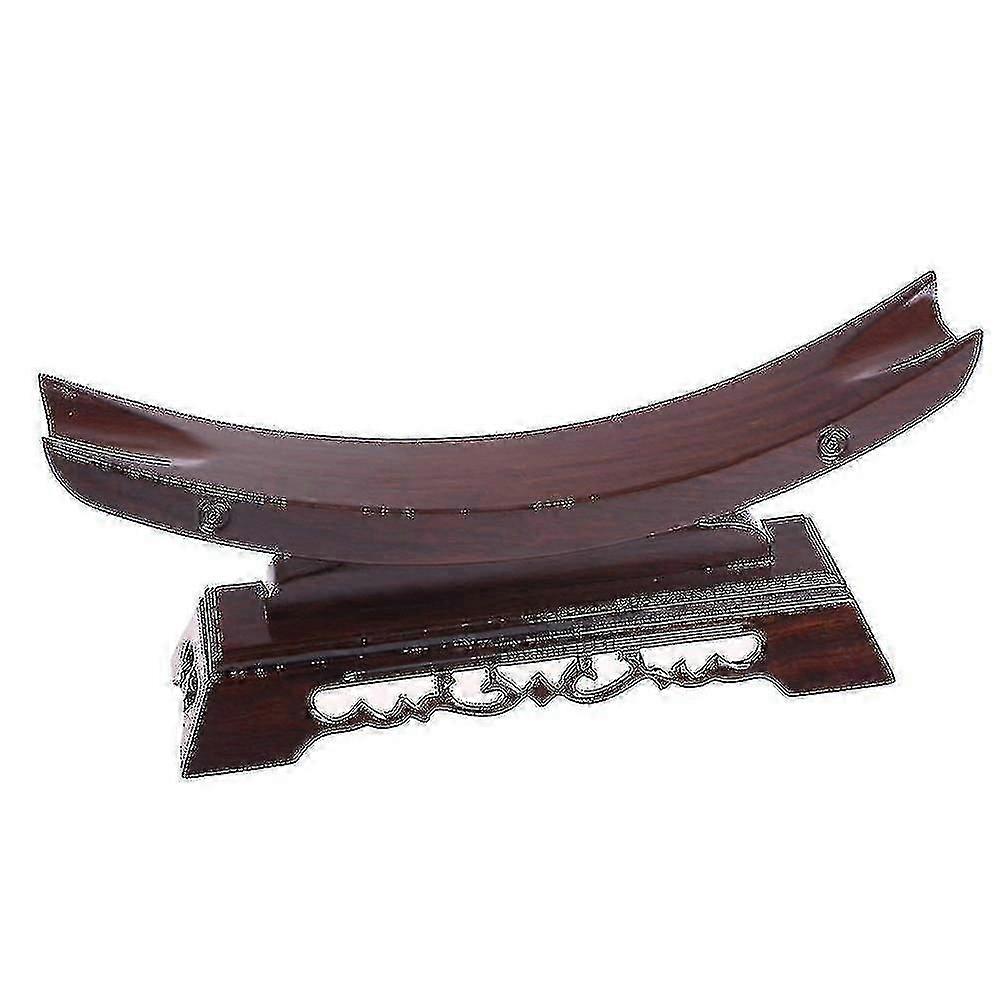 Sword Stand din lemn masiv de afișare Katana Stand Suport Semilună Forma
