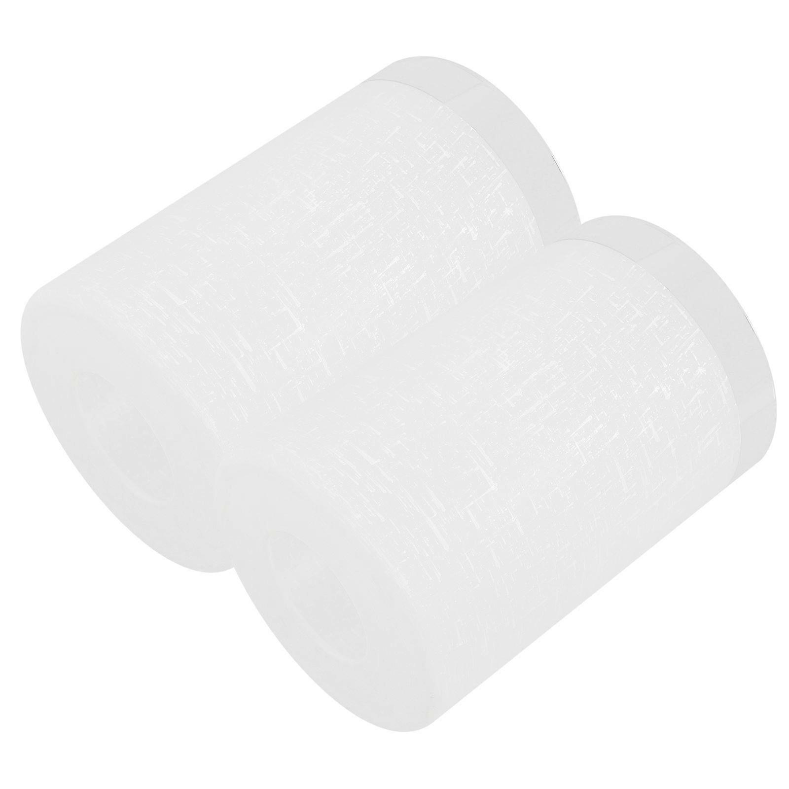 White Linen Frosted Glass Lamp Shade Replacement Covers for Ceiling Lights, Chandeliers & Wall Sconces – Sturdy Durable Design, 2pcs Set