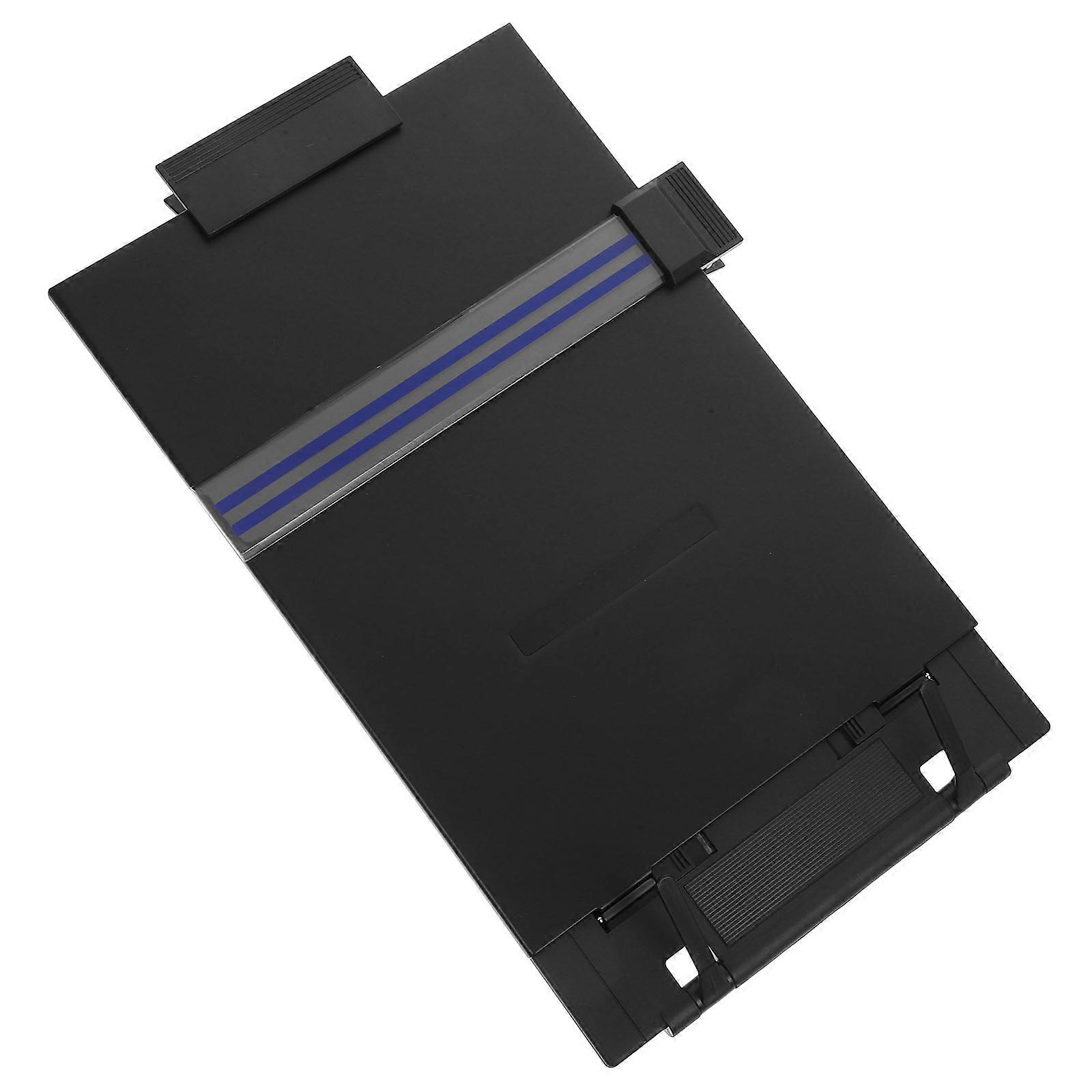 Desktop Paper Holder Space-saving Rectangular Supplies 31.00X23.40X5.00CM Iron Plastic 1Set