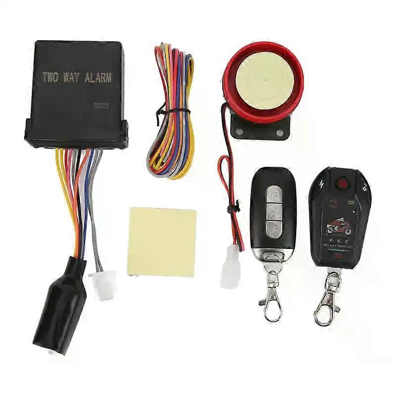 Engine Remote Starter Kit 2 Way Motorcycle Alarm Anti Hijacking System for Scooter ATV~12272