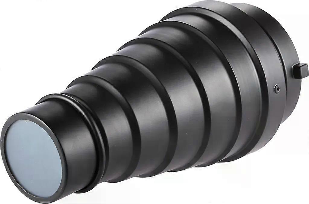Metallic Conical Snoot with Honeycomb Grid 5 pcs Colored Filter Kit for Bowens Mount Studio Flash