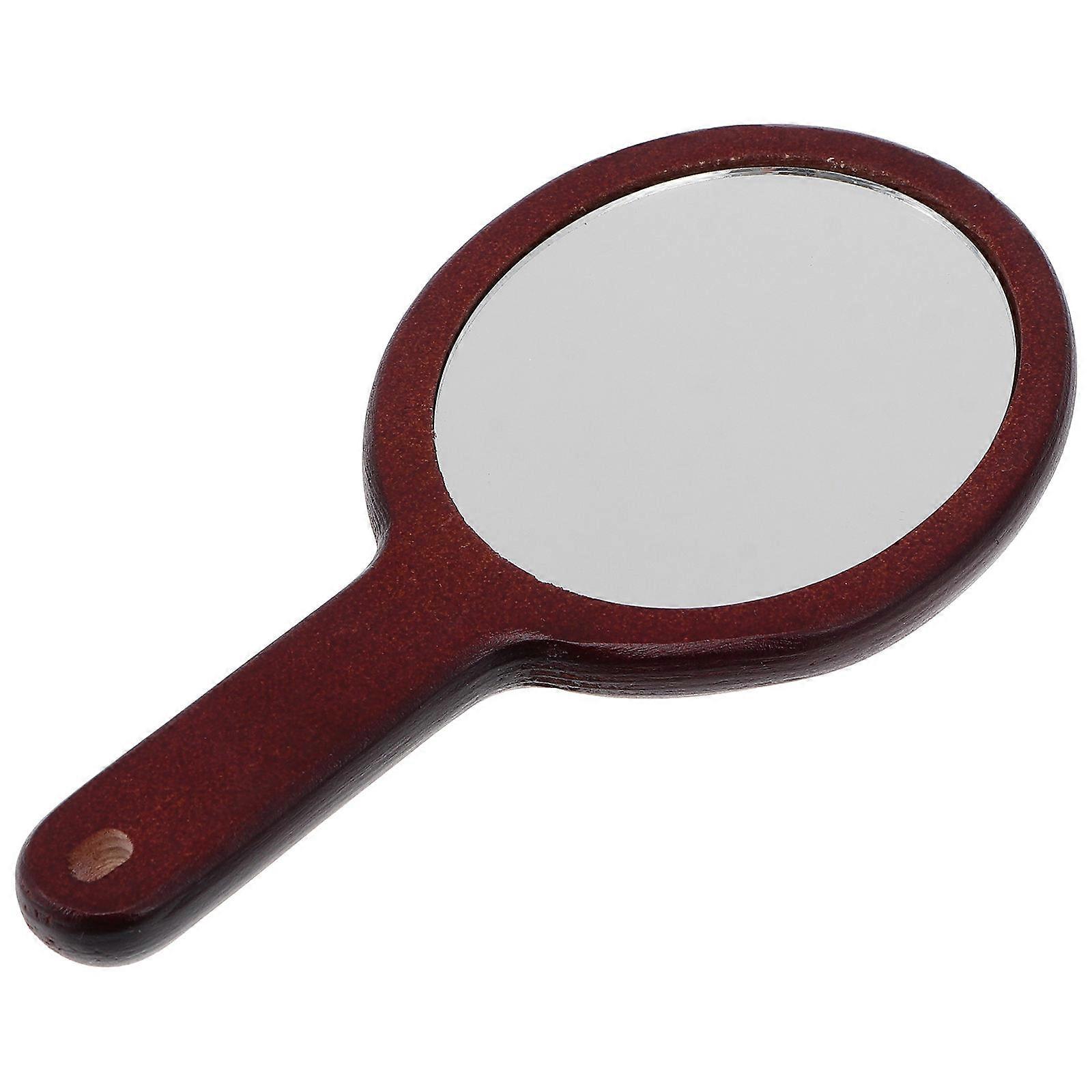 Compact Mirror Handheld Mirrors Ergonomic Design For Bathroom 1Set