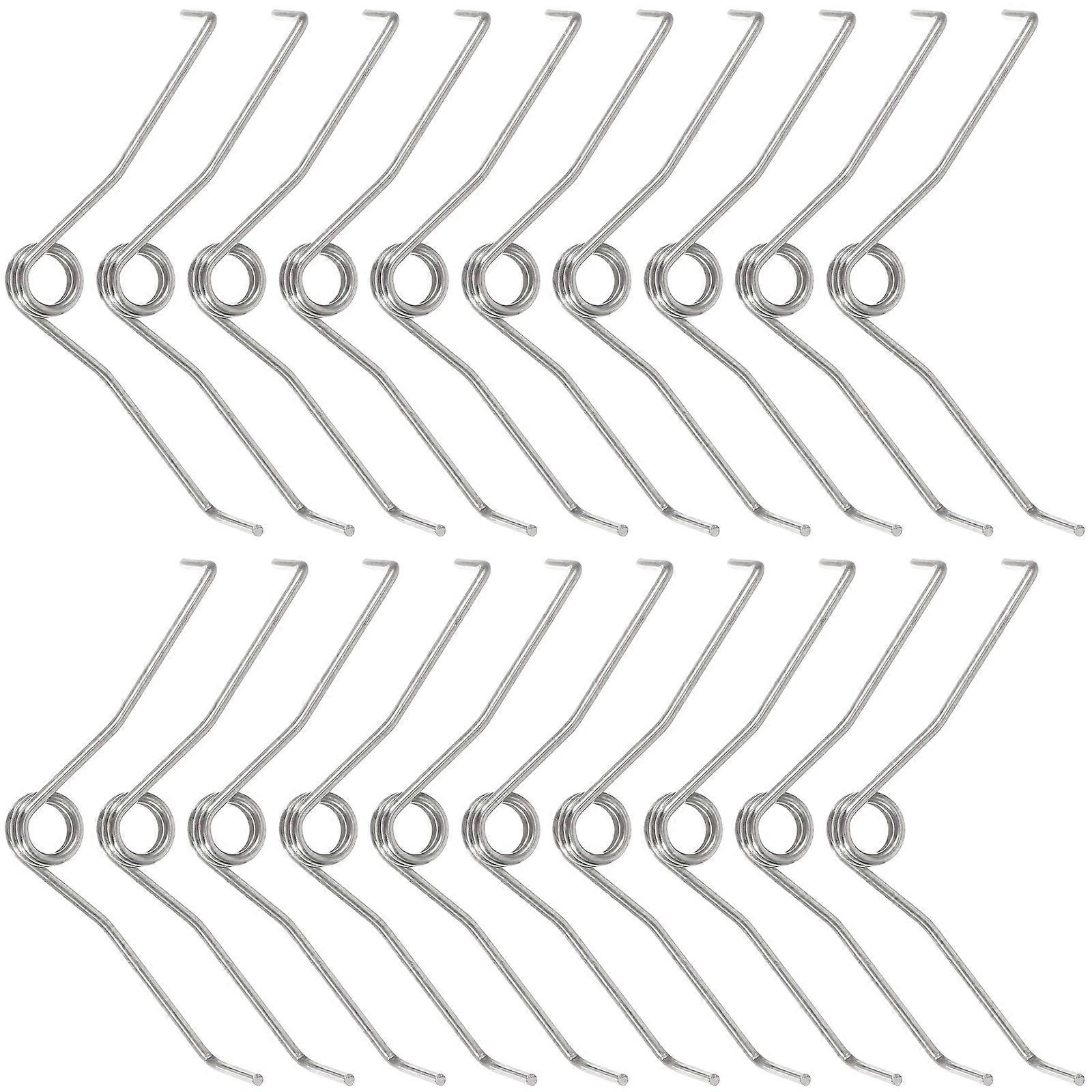 Pruning Shears Parts Silver Ergonomic Design Fruit Tree Pruning 8.00X3.50X2.40cm Coil Spring 20Pack