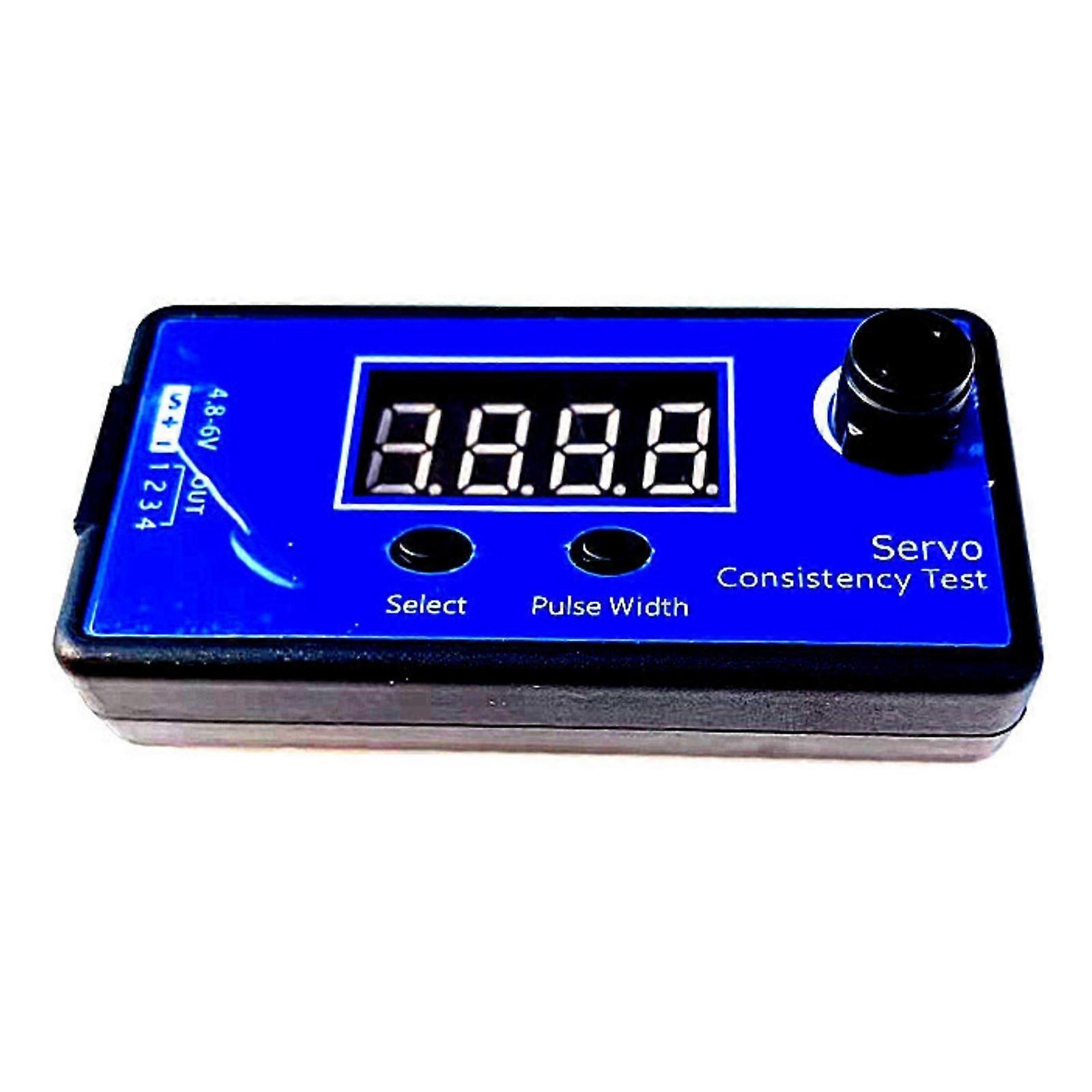 Precisions Remote Digital Servo Calibration Device Tester mit Ausgangsbereichen von 800-2200 μs für die Modellprüfung von Autoflugzeugen