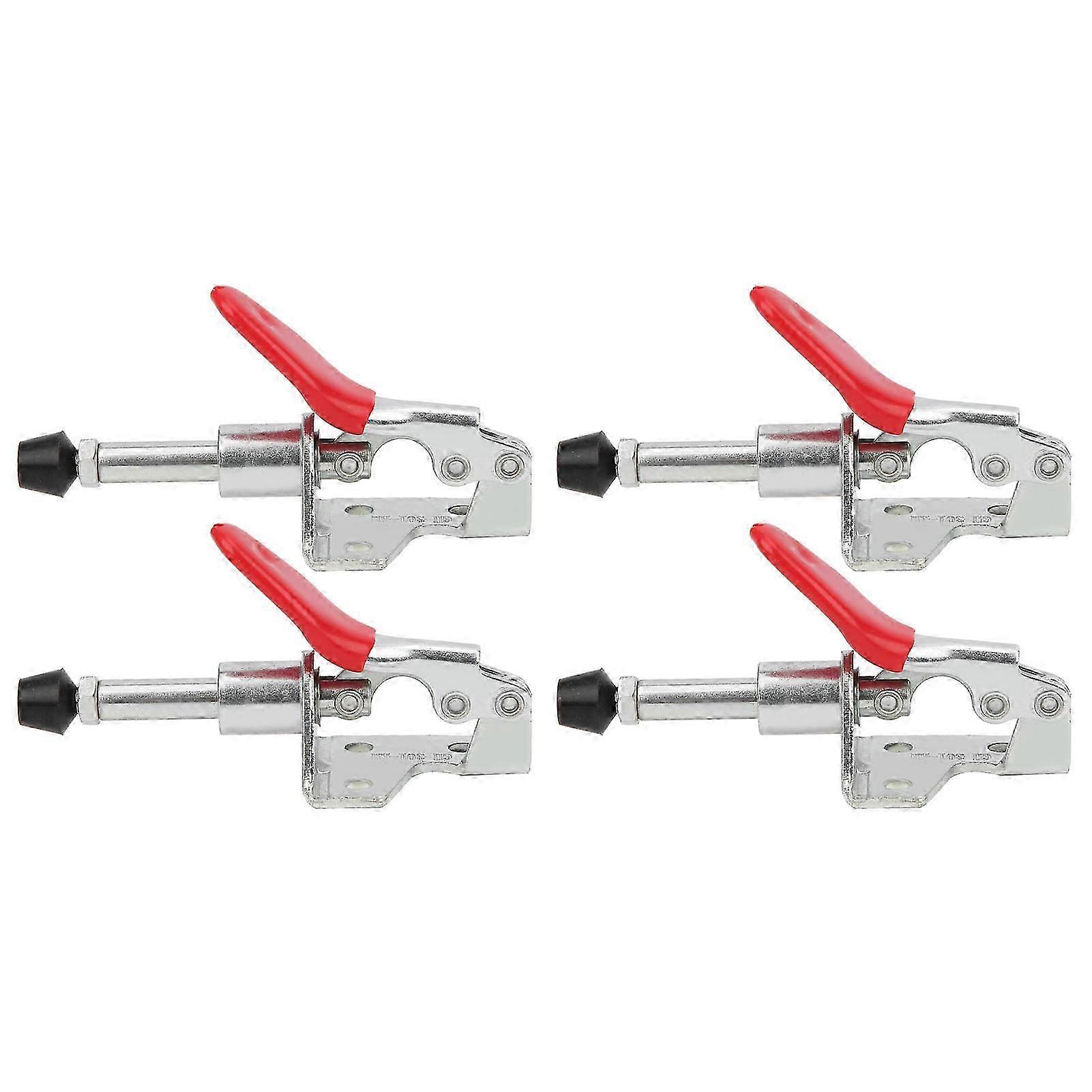 4Pcs Toggle Clamp Fixed Lock Load 45kg Push-Pull Quick Release Hand Tool