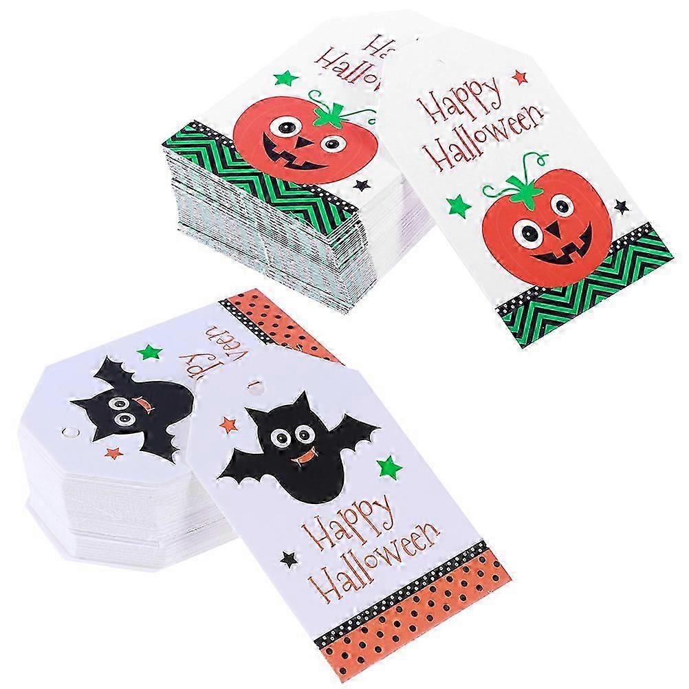 1 套万圣节留言卡烘焙饼干糖果零食袋盒纸标签