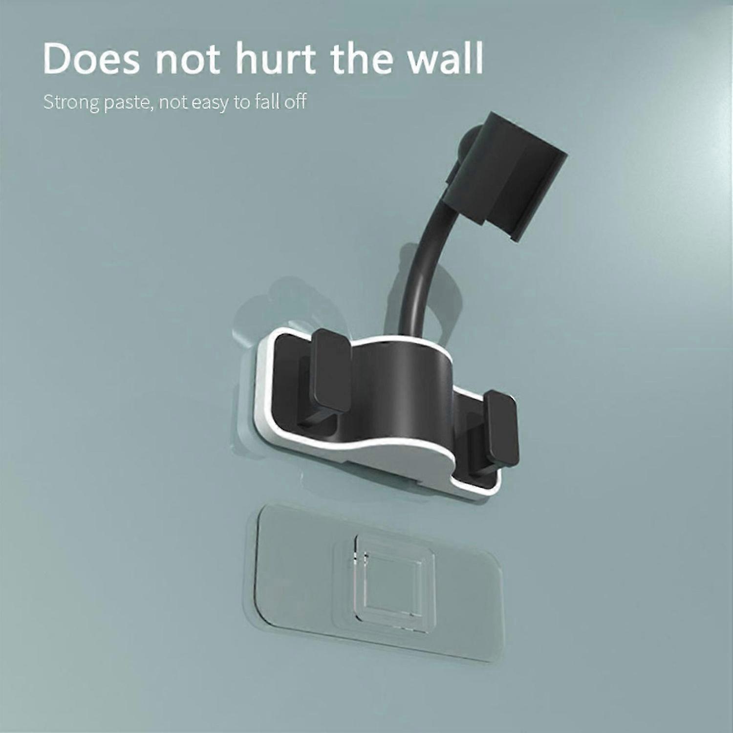 Duschkopfhalter, 360 Grad verstellbare Duschkopfhalterung, nicht stanzender Wandduschkopf B