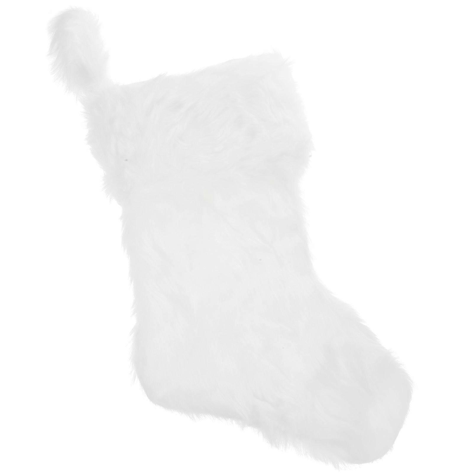 Stocking Ornaments Faux Christmas Stocking For Home Decoration 15.4×7.1×2.4in 1Pcs
