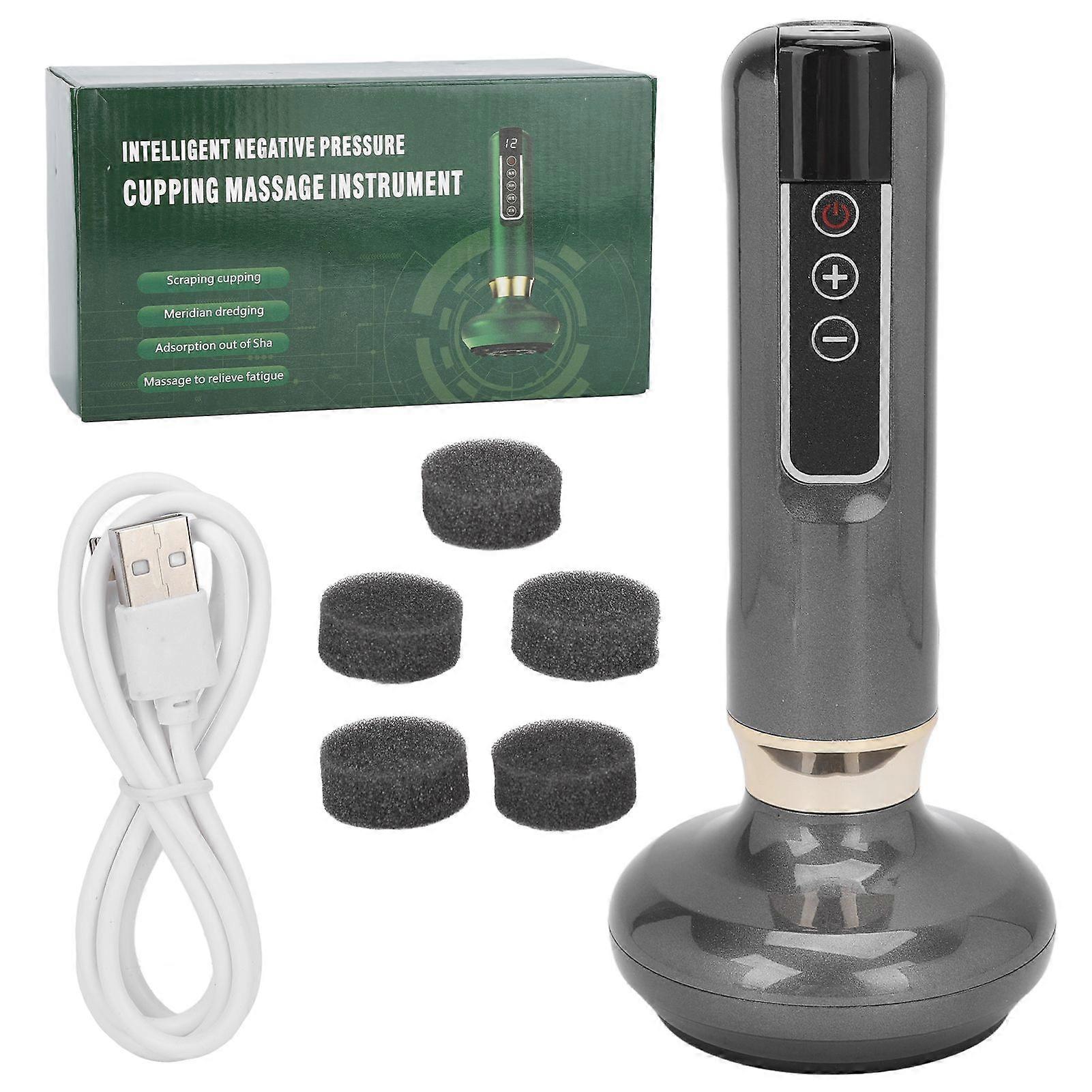 電気カッピングセラピーマシン鎮痛調節可能な充電式カッピンググアシャマッサージャーBackYMMR)