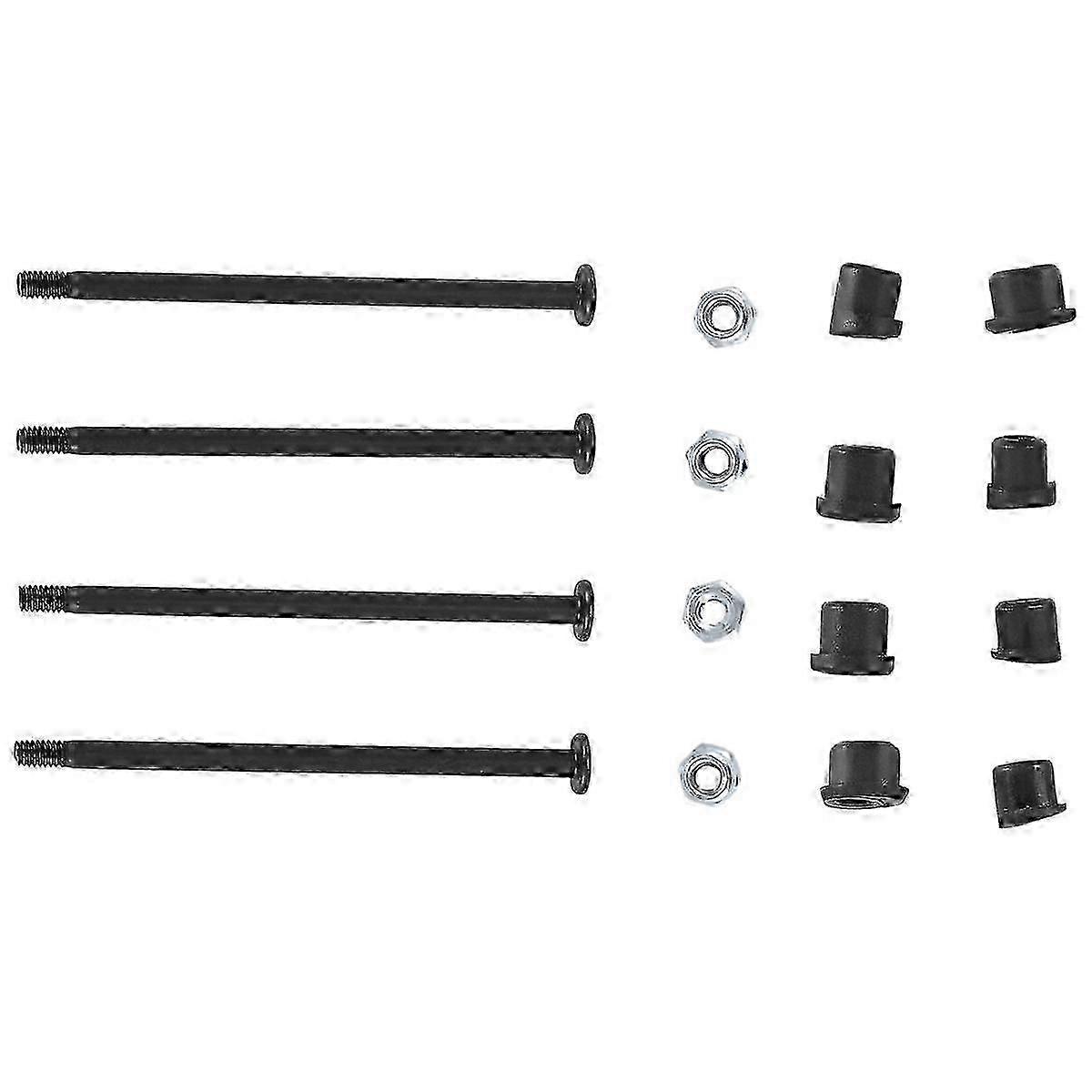 Front & Rear Swing Arm Screw Pin with Shaft Sleeve - Replacement Parts Compatible with RC Car Models 144002, 144010, 124016, 124017