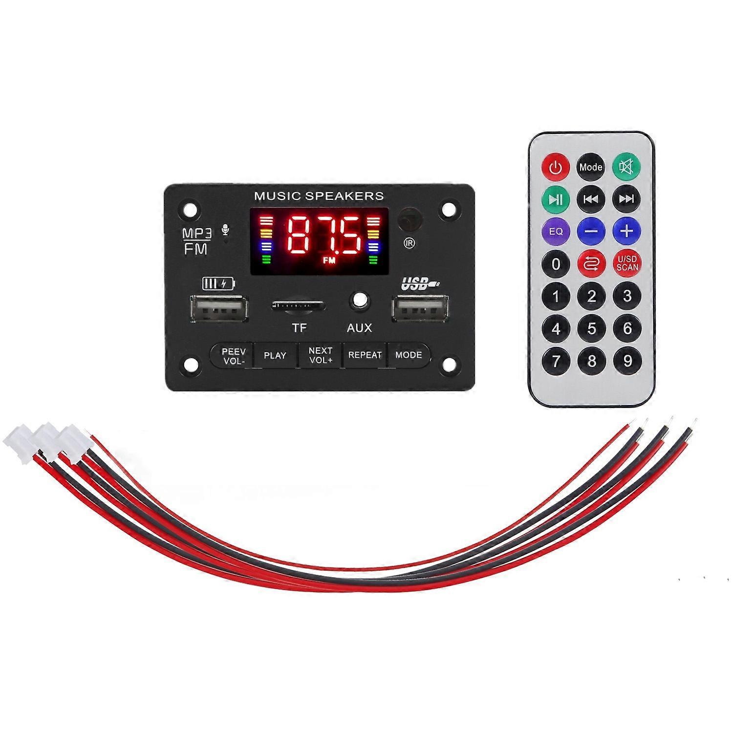 Car 12V Audio MP3 Player Decoder Board JX-809BT