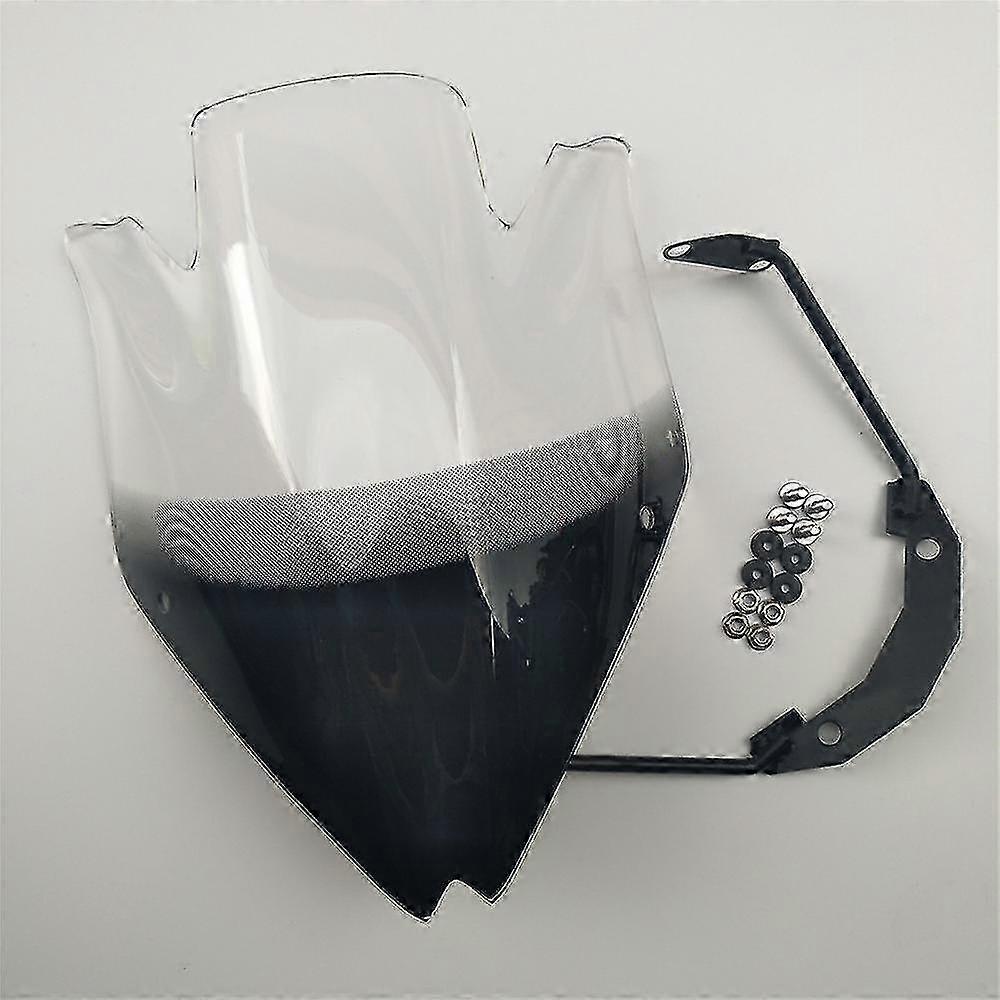 4 Color Options Motorcycle Windshield with Stand Spoiler for Kawasaki Z750 & Z750R (2007-2012) - Bubble Windscreen Upgrade