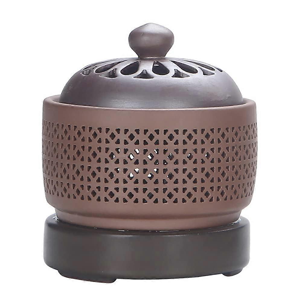 Electronic Aromatherapy Electric Incense Burner Essential Oil Light 220V Timing Temperature Setting