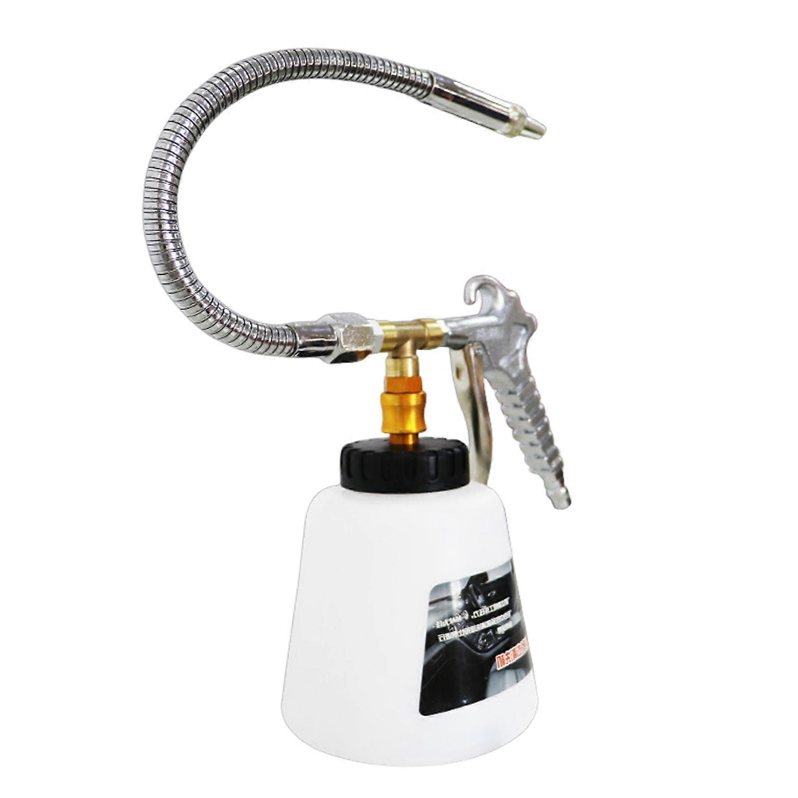 360 Degree Rotating Engine Bay Cleaner with Flexible Metal Hose High Pressure Detachable Nozzle for Auto Deep Cleaning Multicolor