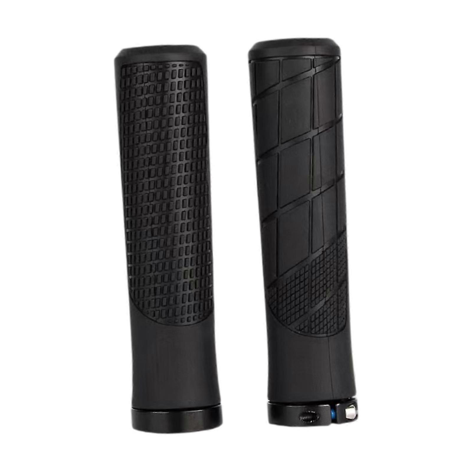 2x Mountain Bike Handlebar Grips Comfortable Non Slip Portable Bicycle Grips