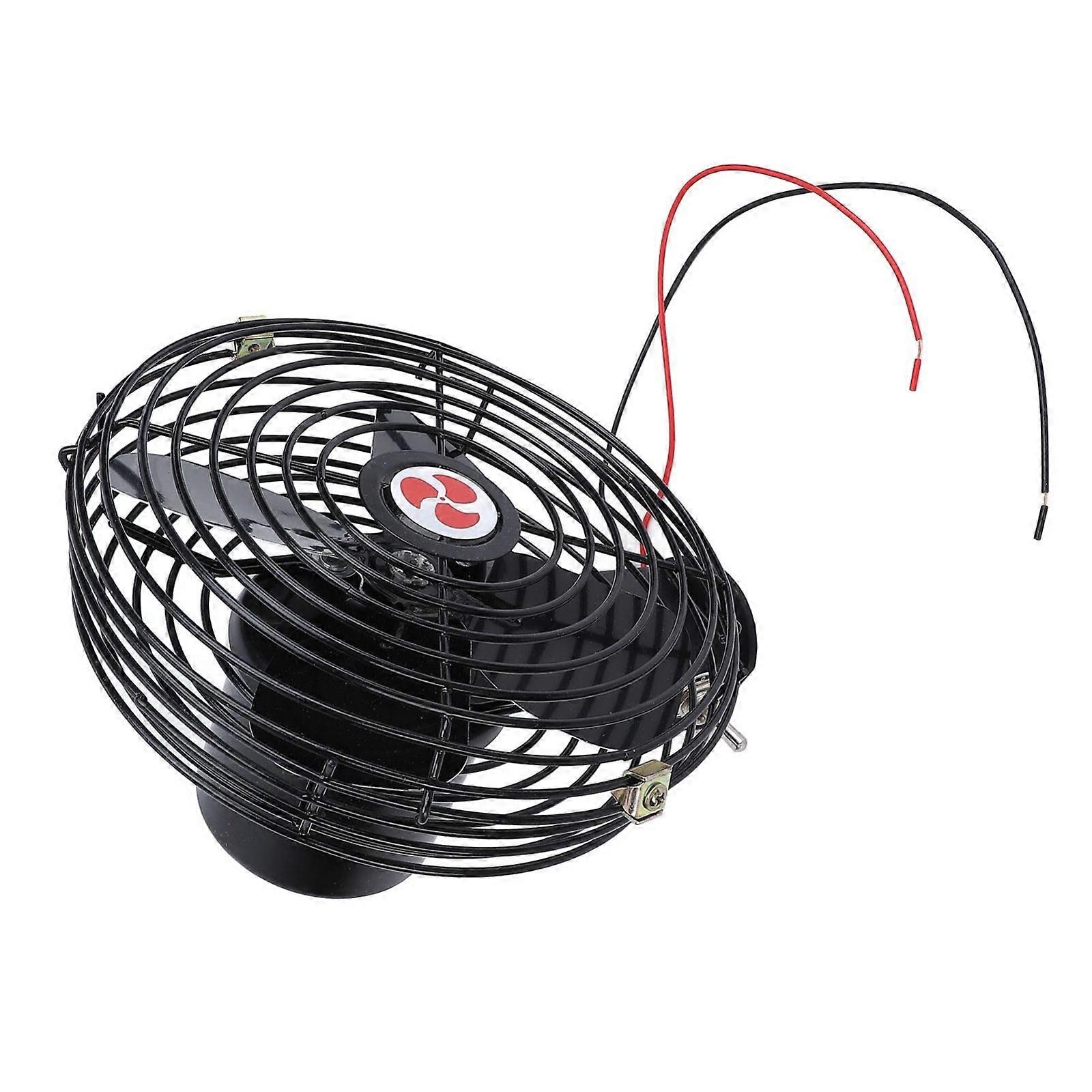 Réduction du bruit universelle 6 pouces ventilateur de refroidissement automobile Conception résistante à la chaleur pour SUV, berlines, camions, bus et utilisation marine multicolore