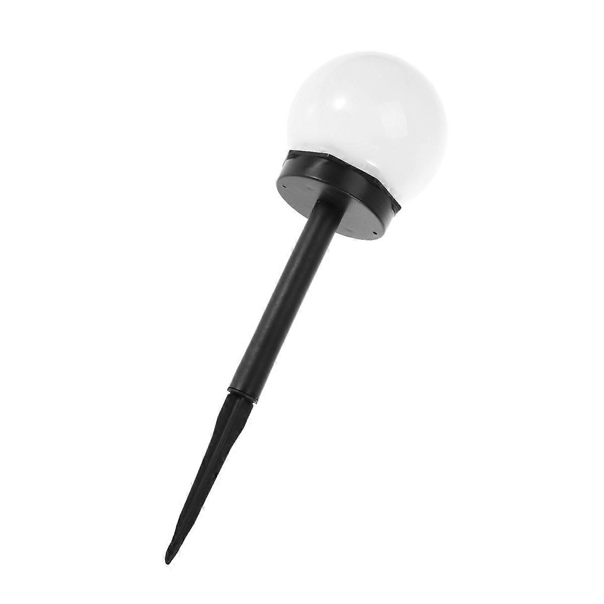 Solar Round Grass Light Outdoor Bulb Lamp for Garden Lawn Landscape Durable Design Easy Ground Plug Installation Wide Light Angle Classic Look