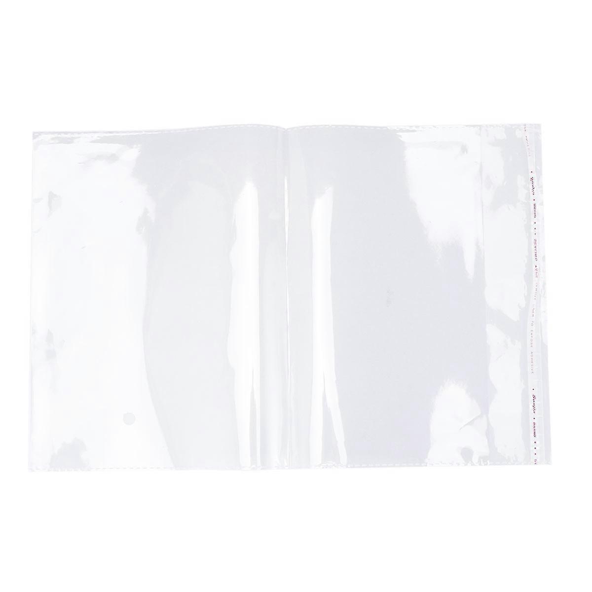 Multi-Purpose Clothes Packing Bags Transparent with Self-Adhesive 100Pcs