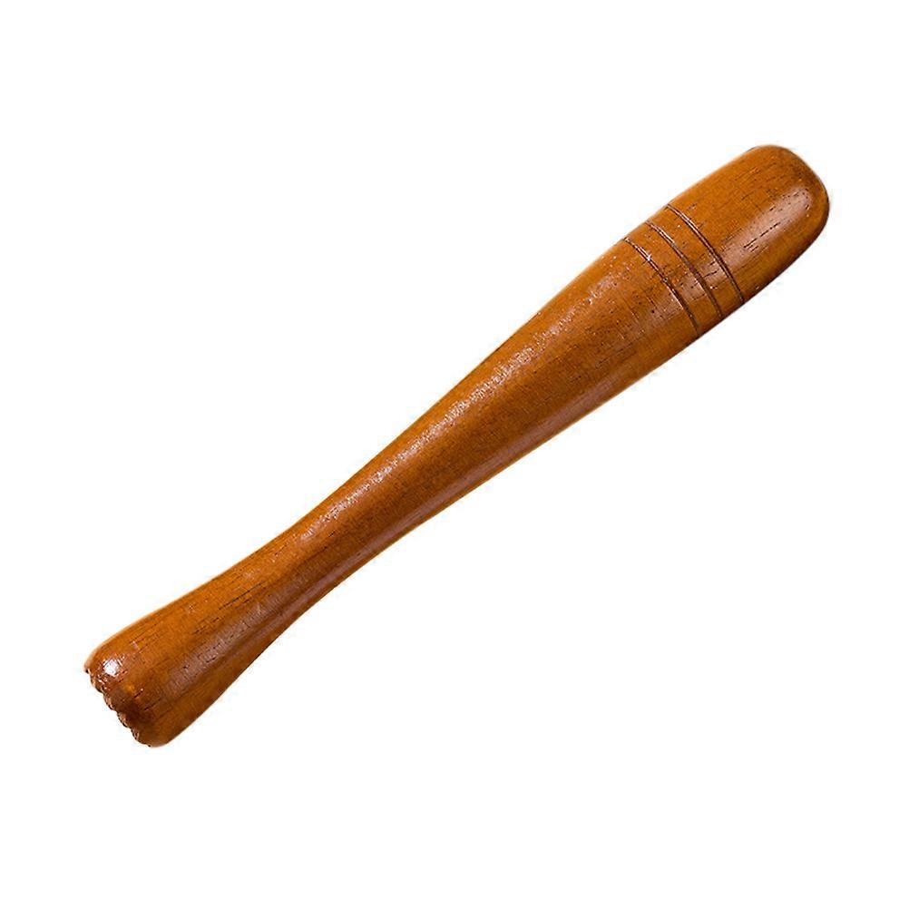 1Pc Sturdy Ice Muddler Mojito Mixer Practical Cocktail Swizzle Stick (Brown)