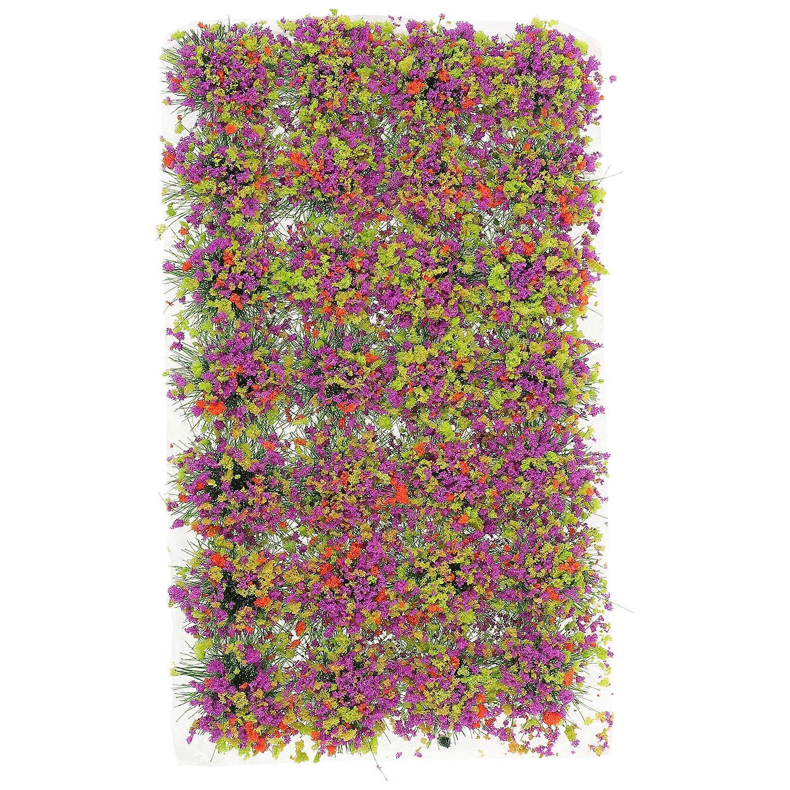 Flower Cluster Landscape Ornament Artificial Flower Model Nature Simulation Realistic Appearance Fine Workmanship Plastic 1 Set