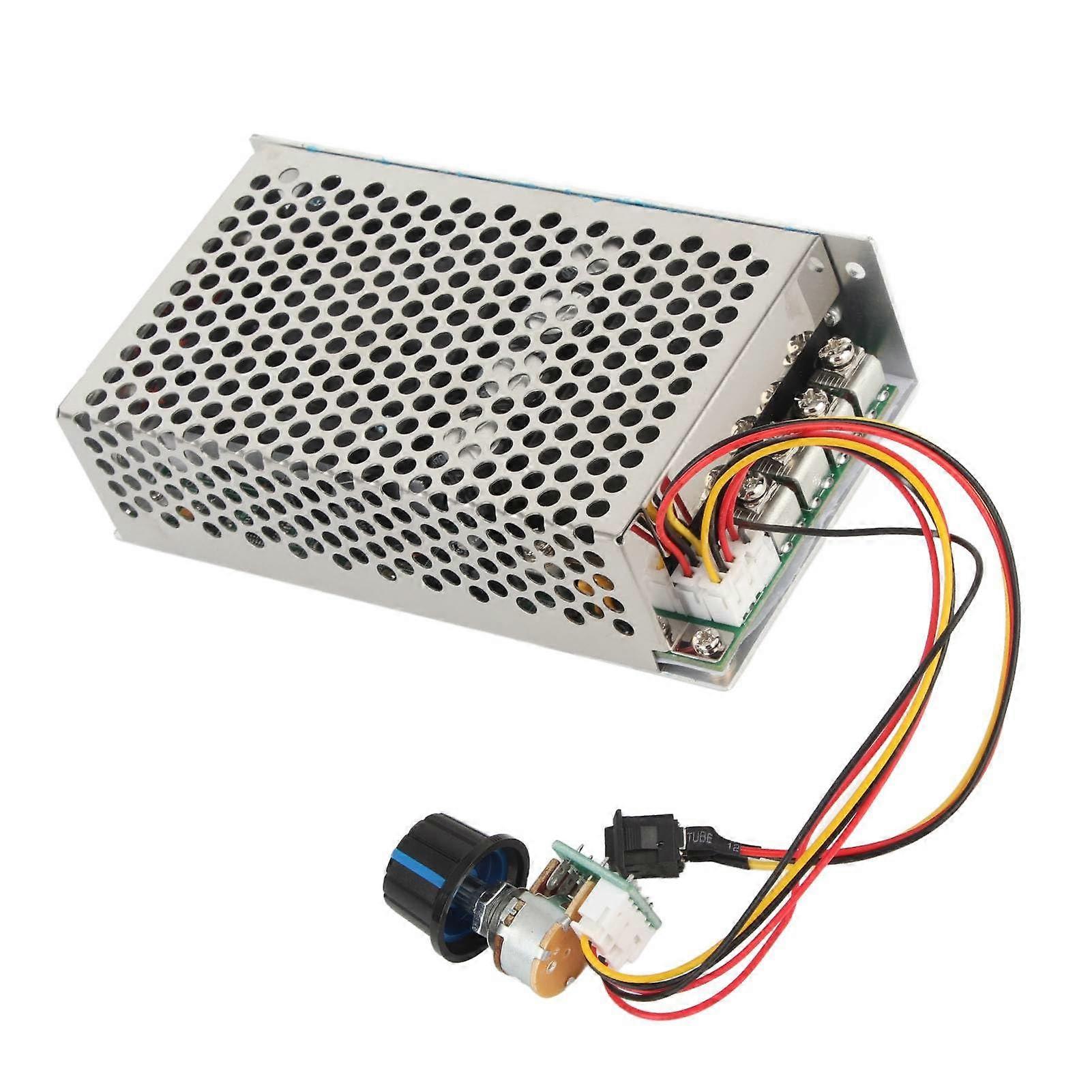 DC Motor Speed Controller 10V to 50V PWM 60A Industrial Motor Driver Switch with Reversal Function for Electric Wheels