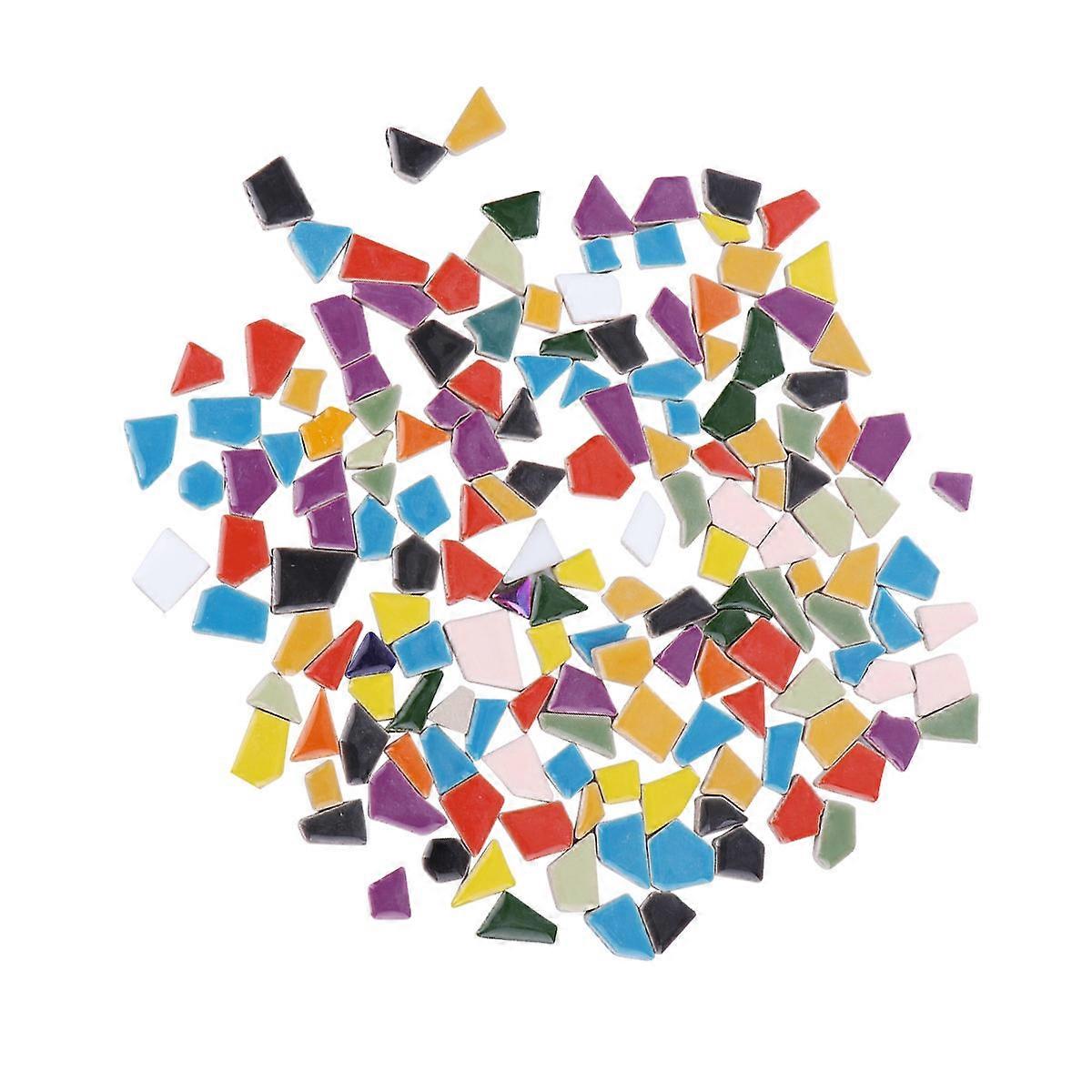 DIY Handmade Mosaic Ceramic Fragments Irregular Shape Crystal Glass Decorations for Craft Projects