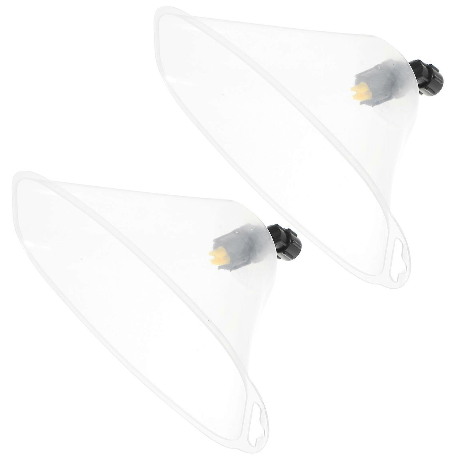 Irrigation Misting Nozzle High Pressure Misting Nozzle Gardening Tool Nozzles with Windproof Shield Landscape 37.5X12.7CM 2Pcs