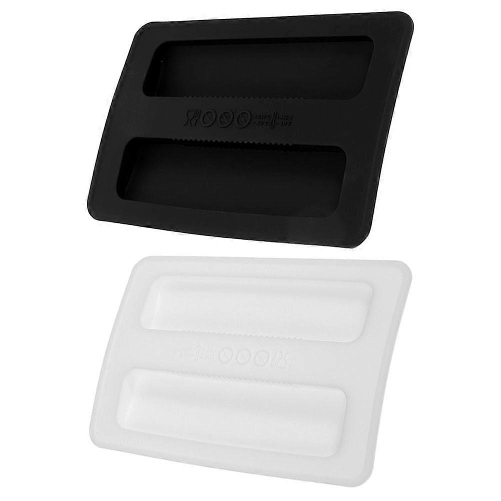 Silicone Toaster Cover Bread Maker Cover Home Use Kitchen Appliances Maintenance White Color 2Pcs