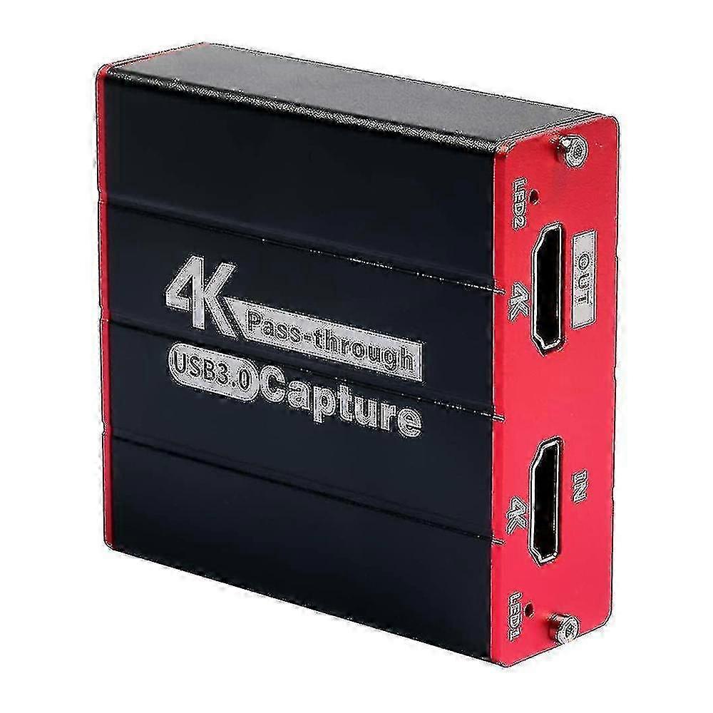 Usb3.0 4k Video , 1080p 60fps Hd Game Capture Device Cam Link With Passthrough Work With-ZZY