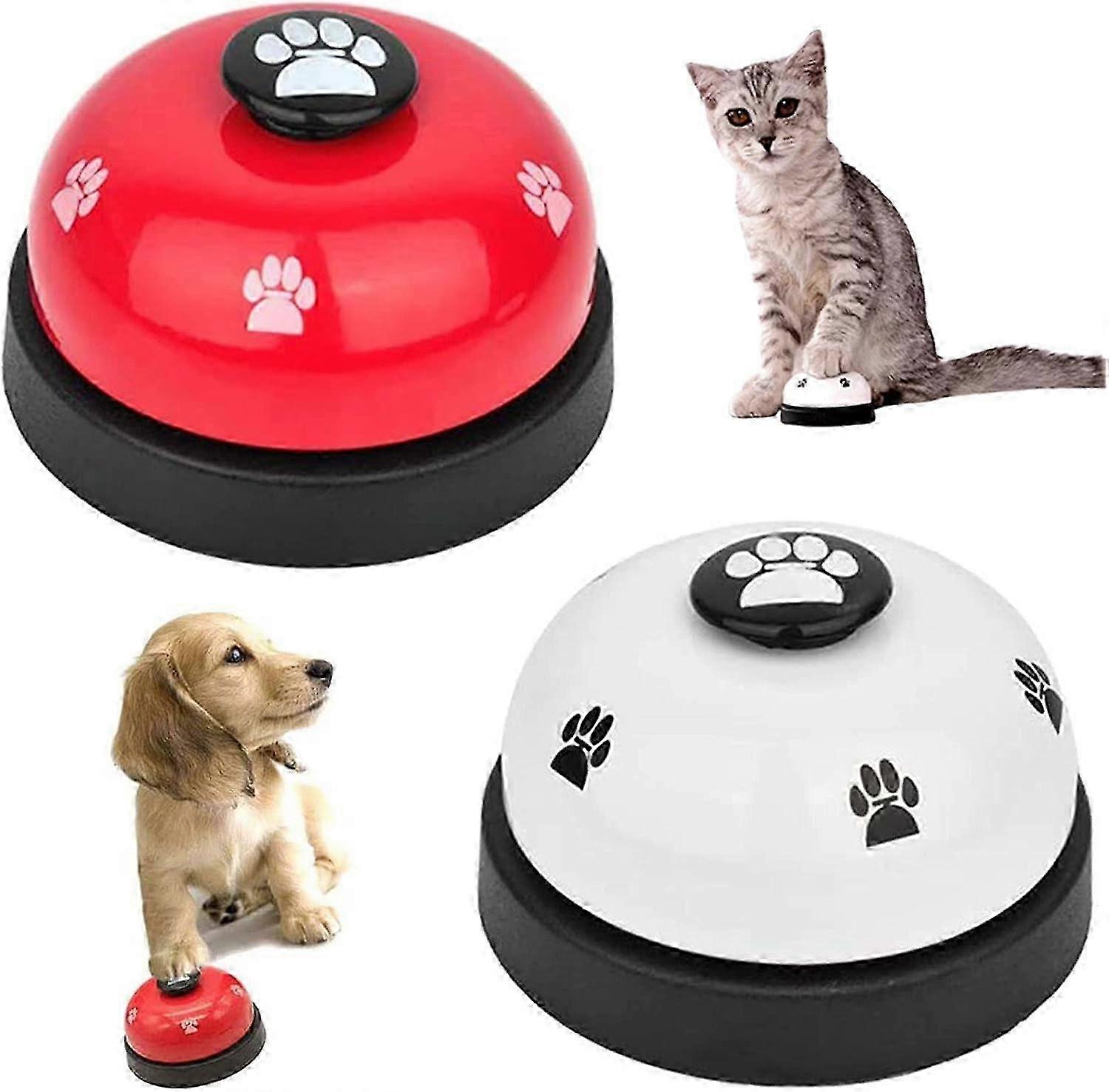 Pet Training Bells - Set of 2 Dog Training Bells for Toilet Training & Daily Commands - Durable & Easy to Use