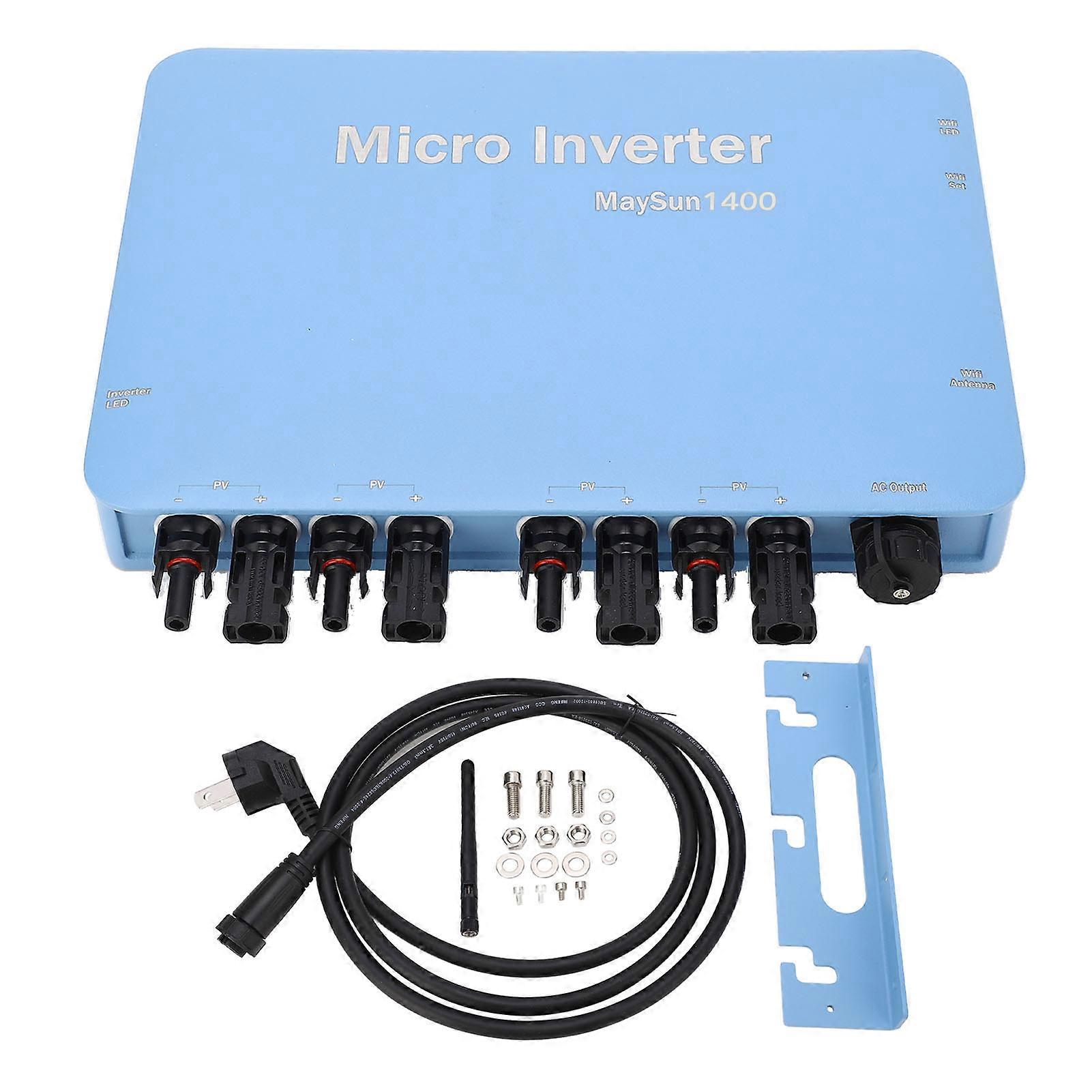 Solar Grid Tie Micro Inverter WiFi Control MPPT DC to AC Waterproof Solar Inverter