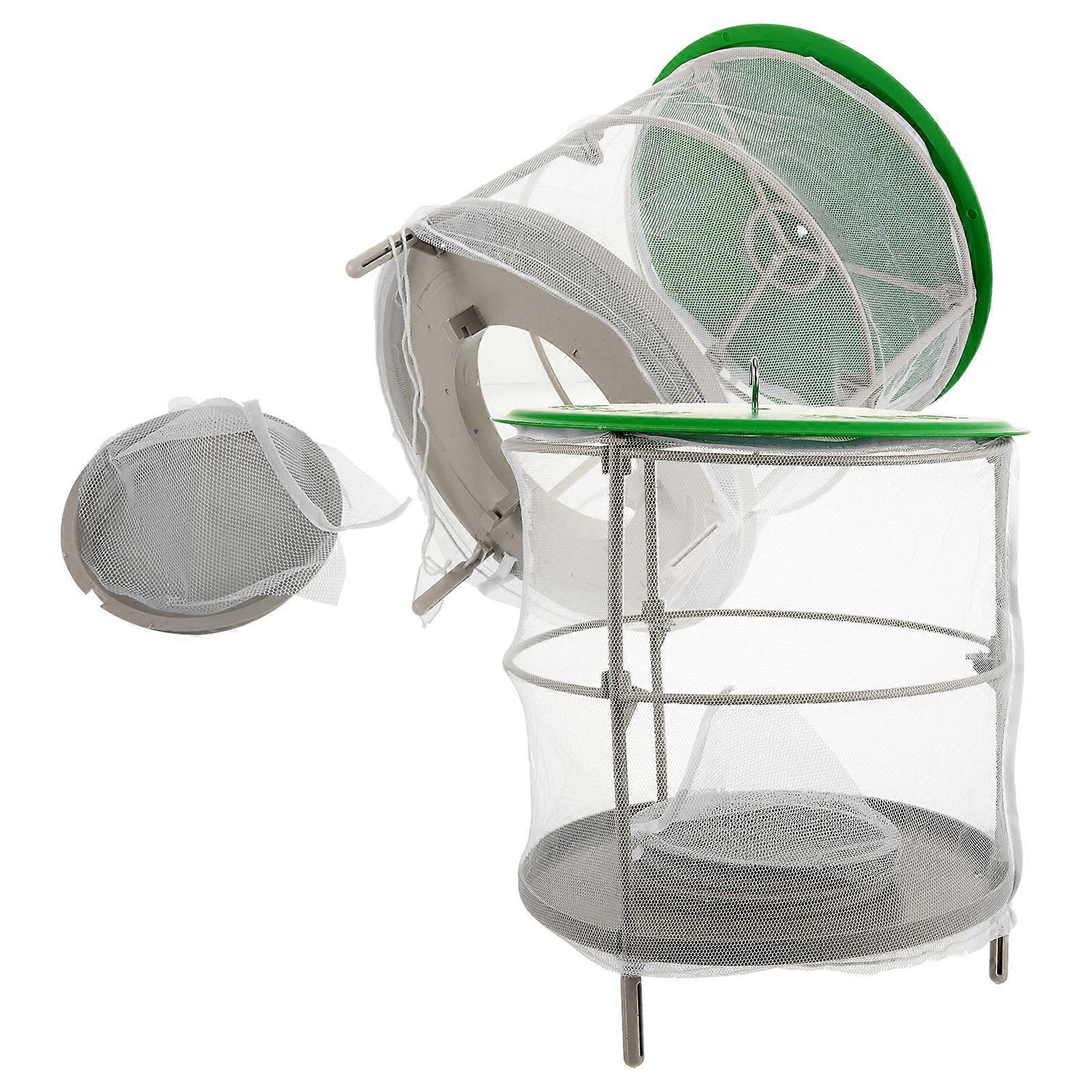 Insect Collecting Tools Fly Catching Tool Sturdy Construction For Indoor Use 72x25cm White Mesh Fabric 2Pcs